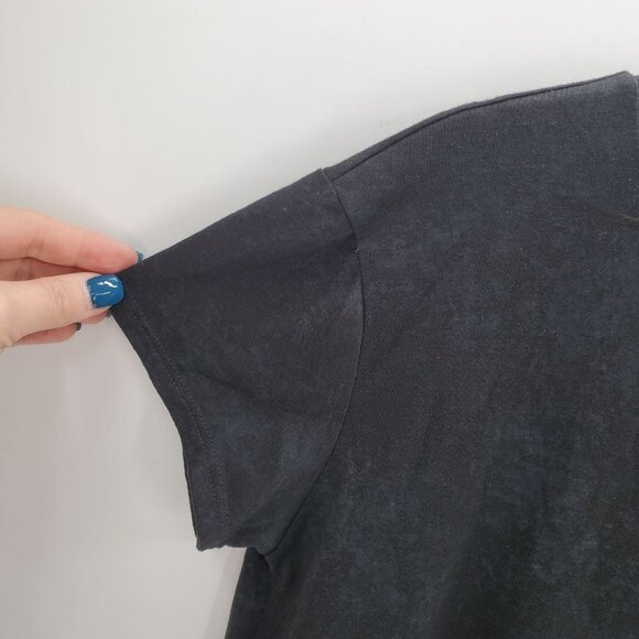 Grayson Threads Juniors Rose Pocket Crop Top Tee T-Shirt Size M Short Sleeve - Picture 7 of 12